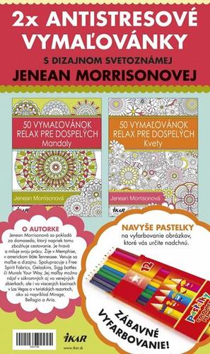 Obrázok Antistresové vymaľovánky s pastelkami – set