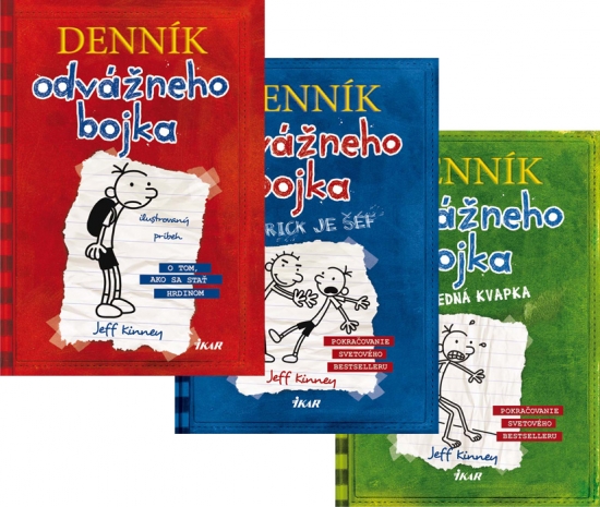 Obrázok Denník odvážneho bojka 1.-3.diel KOMPLET