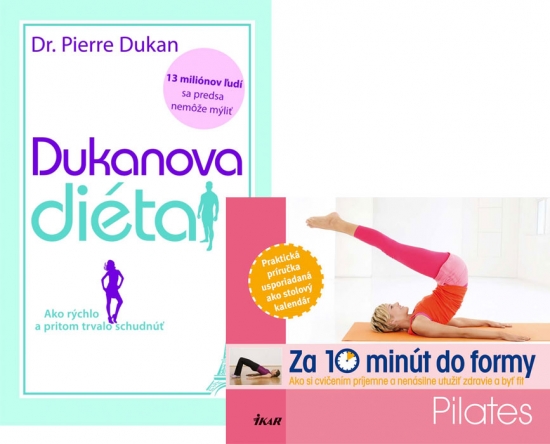 Obrázok Dukanova diéta+Za 10 minút do formy -Pilates KOMPLET
