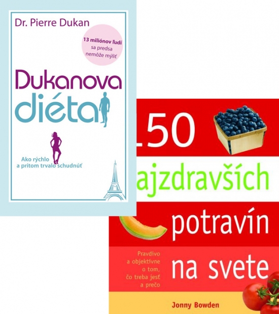 Obrázok Dukanova diéta+150 najzdravších potravín na svete KOMPLET