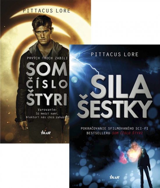 Obrázok Som číslo štyri+Sila šestky KOMPLET