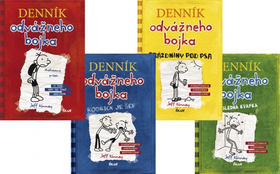 Obrázok Denník odvážneho bojka 1.-4.diel KOMPLET