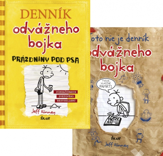 Obrázok Denník odvážneho bojka 4:Prázdniny pod psa + Toto nie je denník odvážneho bojka KOMPLET