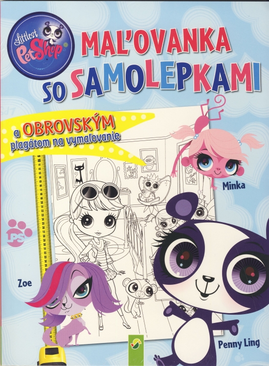 Obrázok Littlest Pet Shop - Maľovanka so samolepkami