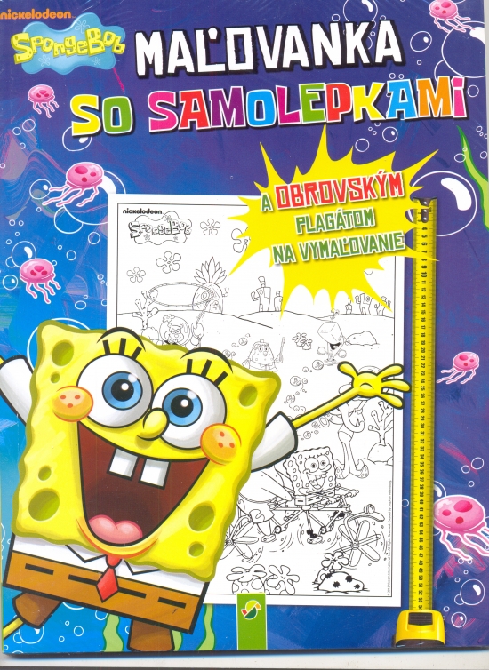 Obrázok SpongeBob - Maľovanka so samolepkami a obrovským plagátom