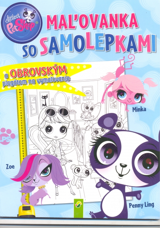 Obrázok Littlest Pet Shop - Maľovanka so samolepkami