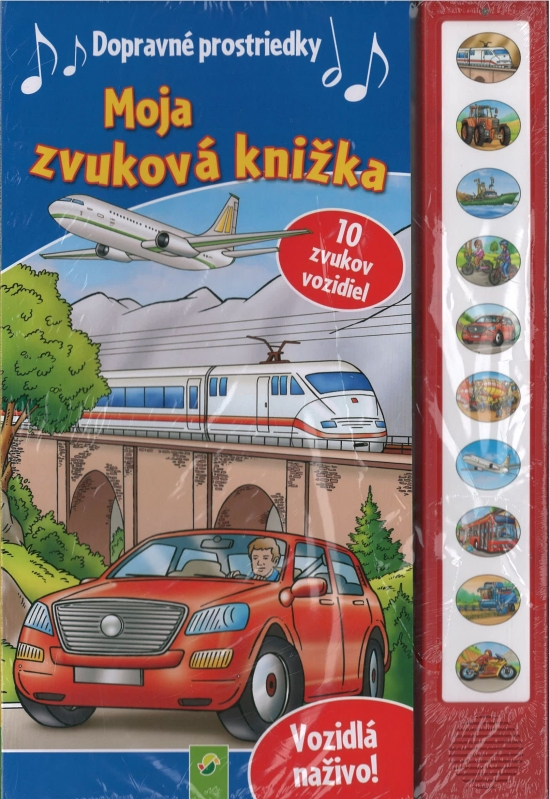 Obrázok Moja zvuková knižka 10 zvukov vozidiel Dopravné prostriedky