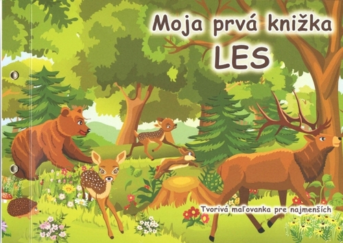 Obrázok Moja prvá knižka - Les - tvorivá maľovanka pre najmenších