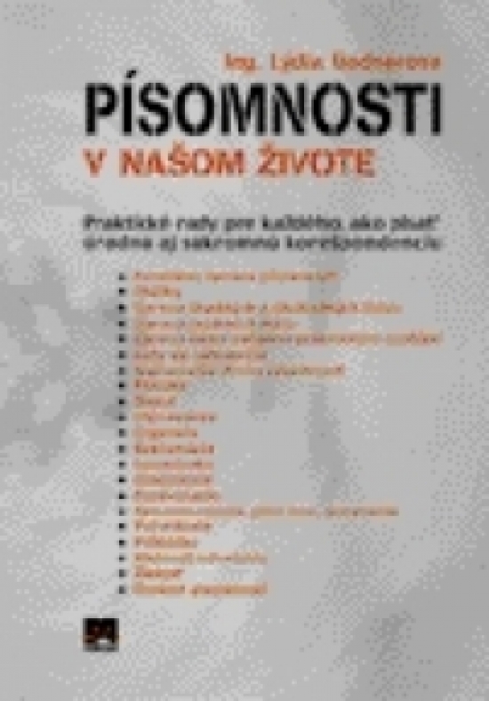 Obrázok Písomnosti v našom živote
