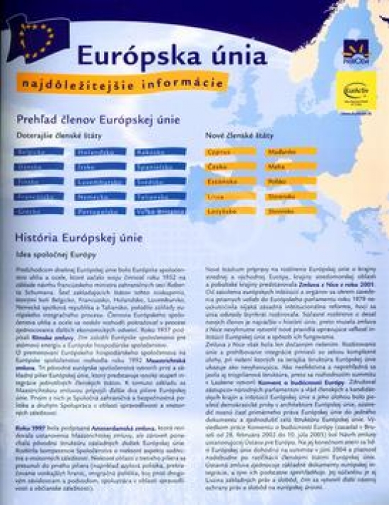 Obrázok Európska únia - karta