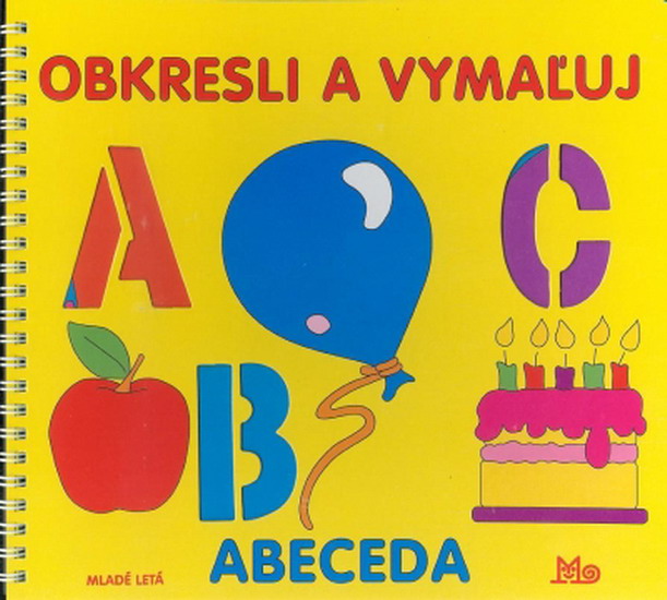 Obrázok Obkresli a vymaľuj - abeceda