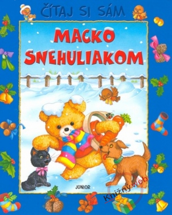 Obrázok Macko snehuliakom