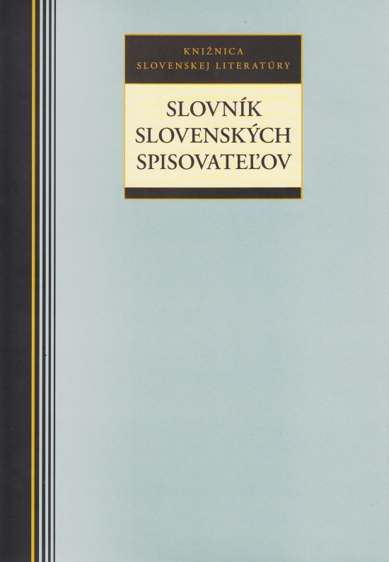 Obrázok Slovník slovenských spisovateľov