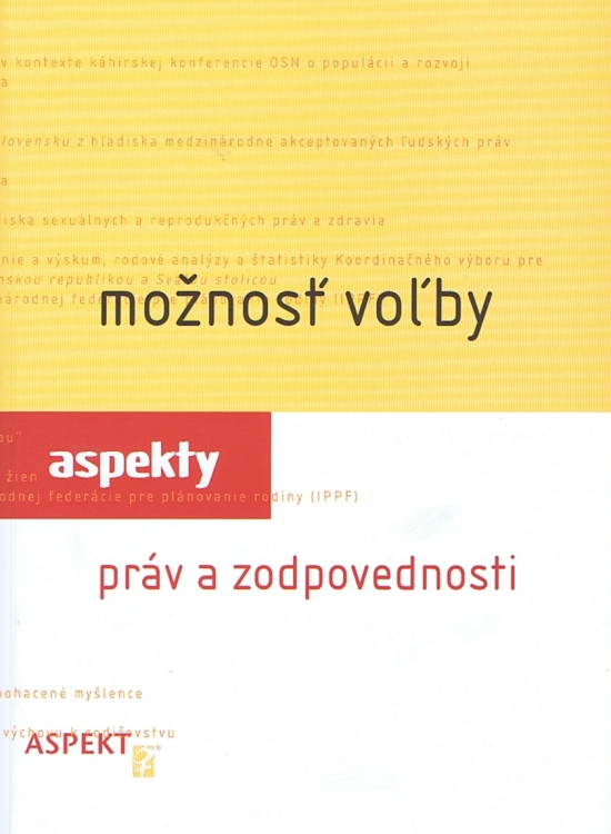 Obrázok Možnosť voľby. Aspekty práv a zodpovednosti