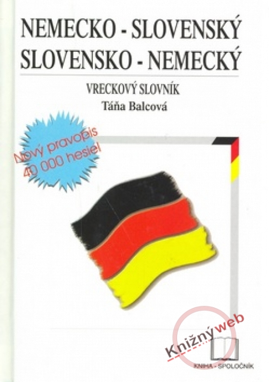 Obrázok Nemecko-slovenský, slovensko-nemecký vreckový slovník- nový pravopis 4000 hesi