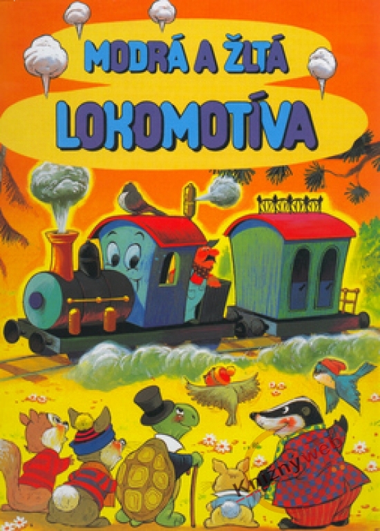 Obrázok Modrá a žltá lokomotíva