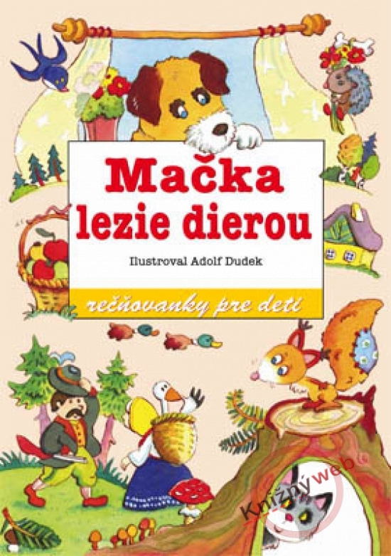 Obrázok Mačka lezie dierou - riekanky