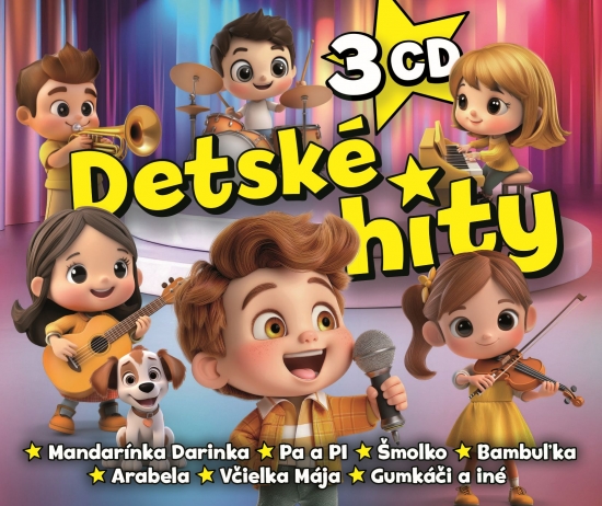 Obrázok 3CD BOX - Detské hity