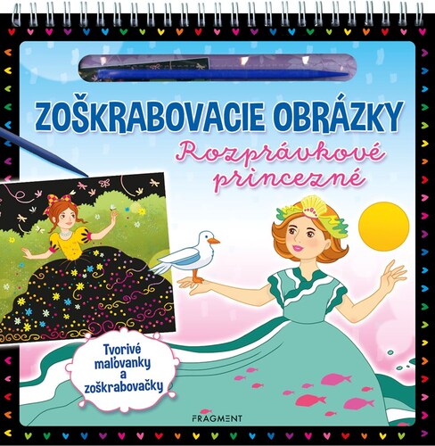 Obrázok Zoškrabovacie obrázky – Rozprávkové princezné 