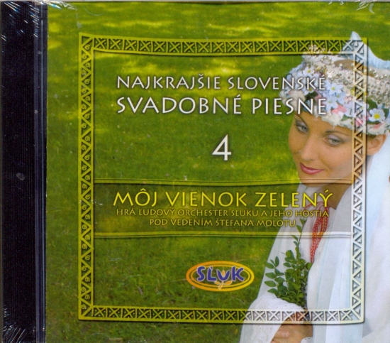 Obrázok Najkrajšie slov.svadobné piesne 4-CD-Môj vienok zelený