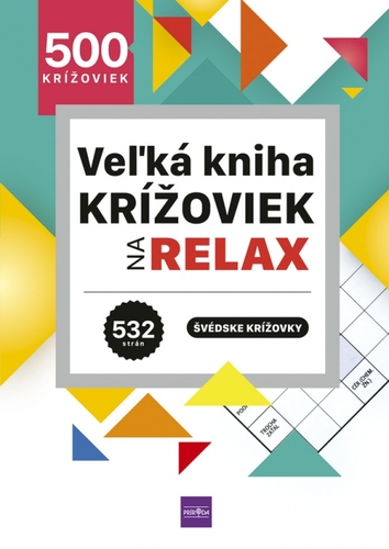 Obrázok Veľká kniha krížoviek na relax - 500 švédskych krížoviek