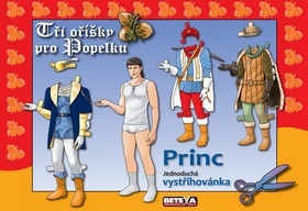 Obrázok Princ - Tři oříšky pro Popelku - Jednoduchá vystřihovánka