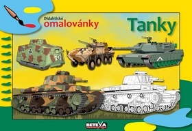 Obrázok Tanky - didaktické omalovánky