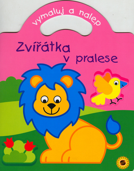 Obrázok Zvířátka v pralese - vymaluj a nalep