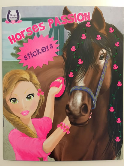 Obrázok Horses Passion 2 - Milujeme koníky - Omalovánky a samolepky