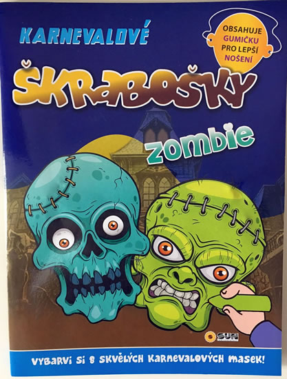 Obrázok Karnevalové škrabošky - Zombie