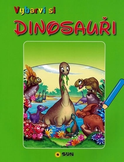 Obrázok Dinosauři - Vybarvi si