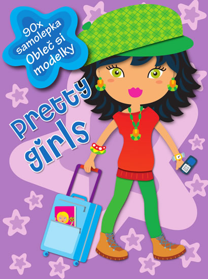Obrázok Pretty girls (lila) - 90 samolepek
