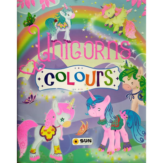 Obrázok Unicorns - colours - lila