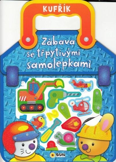 Obrázok Modrý kufřík - Zábava se třpytivými samolepkami