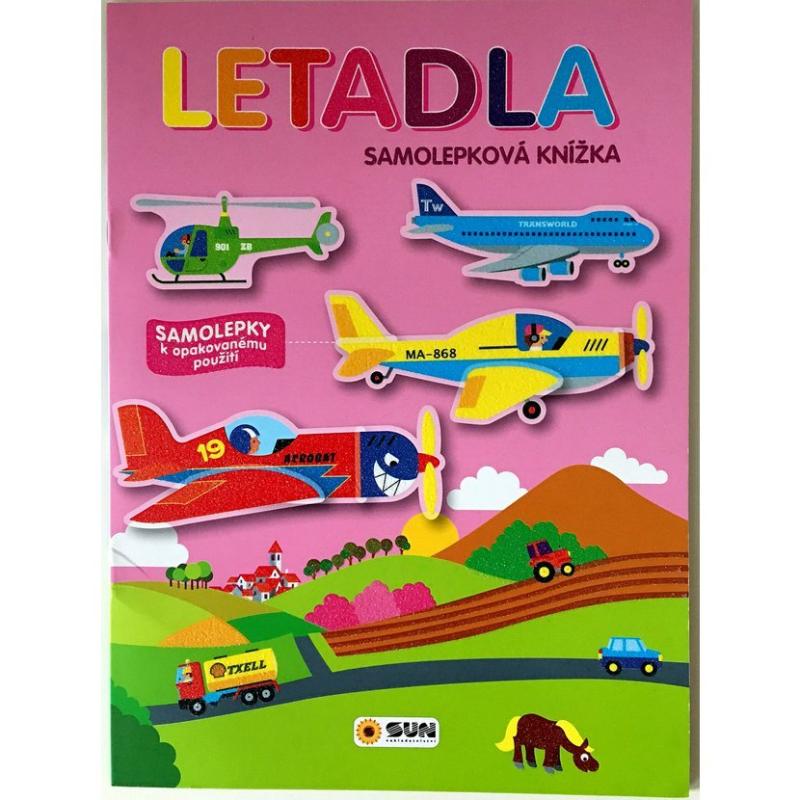 Obrázok Letadla - samolepková knížka