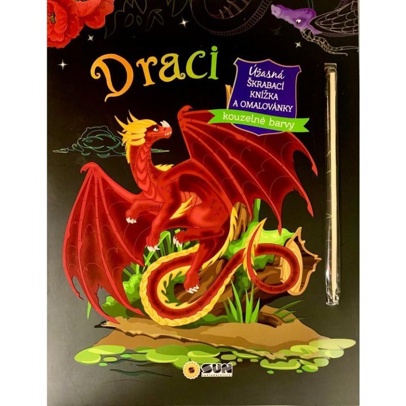 Obrázok Draci - Úžasná škrábací knižka a omalovánky