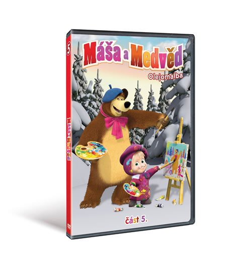 Obrázok Máša a medvěd - Olejomalba - DVD