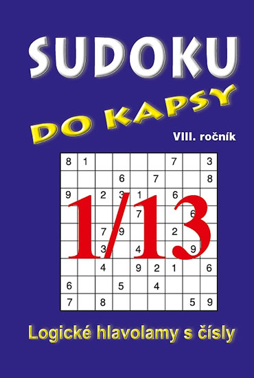 Obrázok Sudoku do kapsy 1/2013 (modrá)