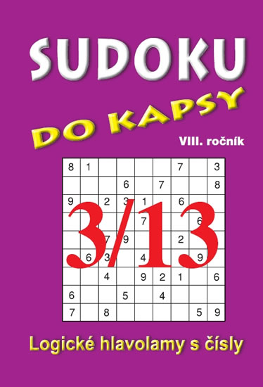 Obrázok Sudoku do kapsy 3/2013 (fialová)