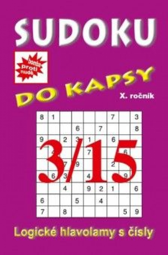 Obrázok Sudoku do kapsy 3/2015 (fialová)