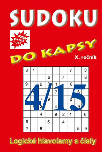 Obrázok Sudoku do kapsy 4/2015 (červená)