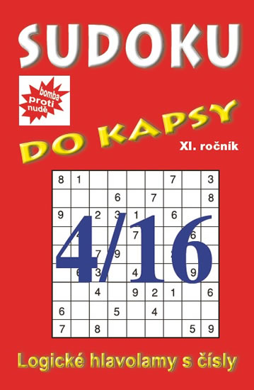 Obrázok Sudoku do kapsy 4/2016 (červená)