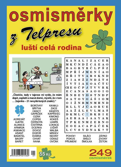 Obrázok Osmisměrky z Telpresu luští celá rodina 2/18 - 249 osmisměrek