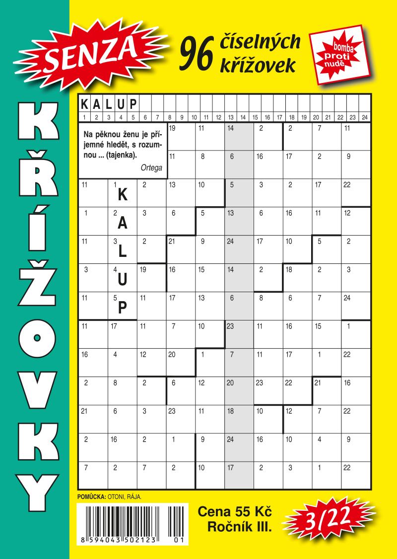 Obrázok Senza číselné křížovky 3/2022