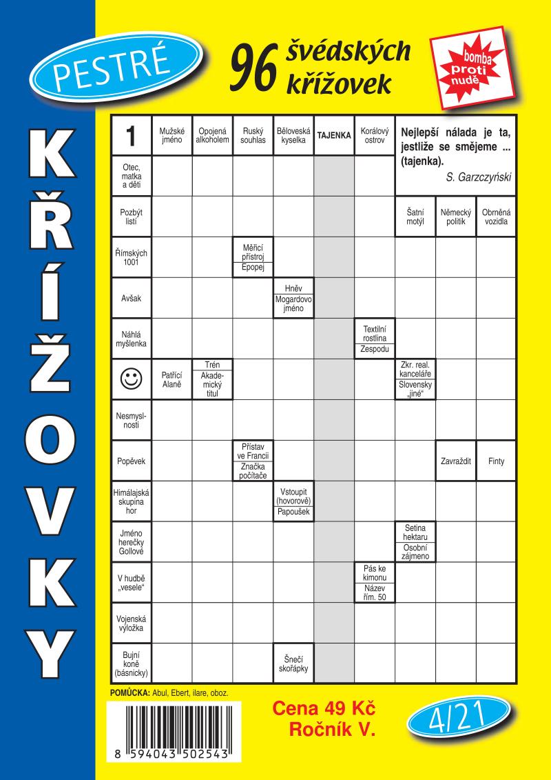 Obrázok Pestré křížovky 4/2021