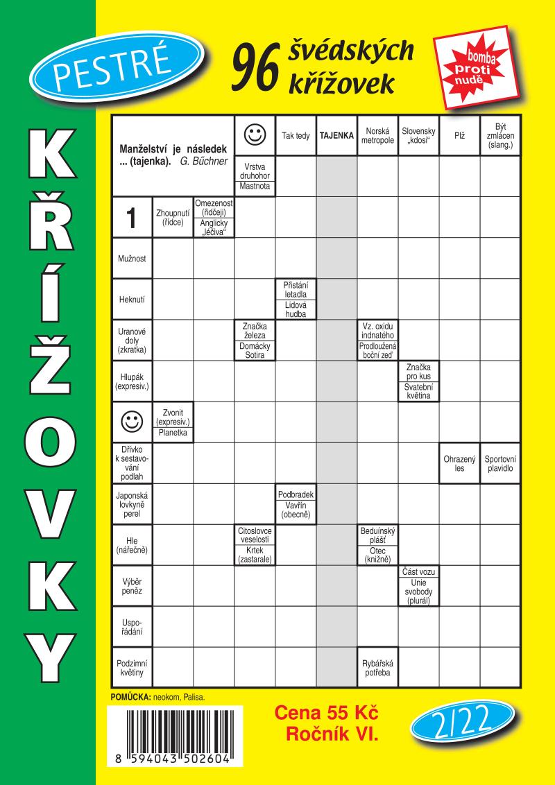 Obrázok Pestré křížovky 2/2022