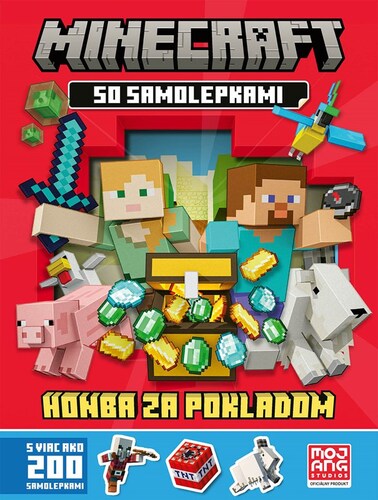 Obrázok Minecraft - Honba za pokladom so samolepkami