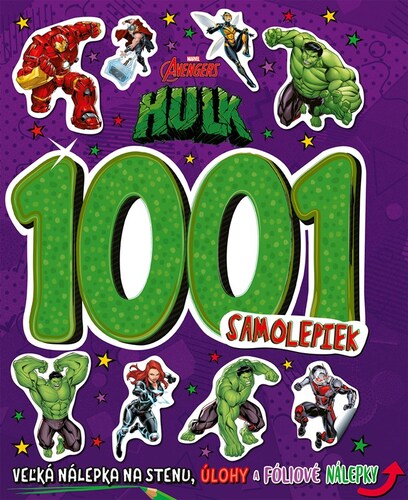 Obrázok Marvel Avengers - Hulk 1001 samolepiek