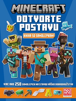 Obrázok Minecraft - Dotvorte postavu - Kniha so samolepkami