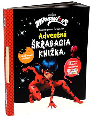 Obrázok Čarovná Lienka a Čierny Kocúr - Adventná škrabacia knižka